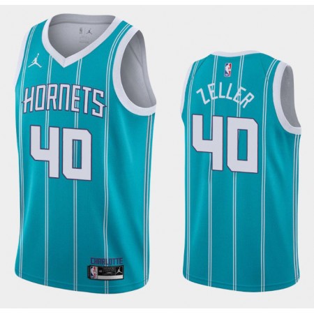 Maillot Basket Charlotte Hornets Cody Zeller 40 2020-21 Jordan Brand Icon Edition Swingman - Homme